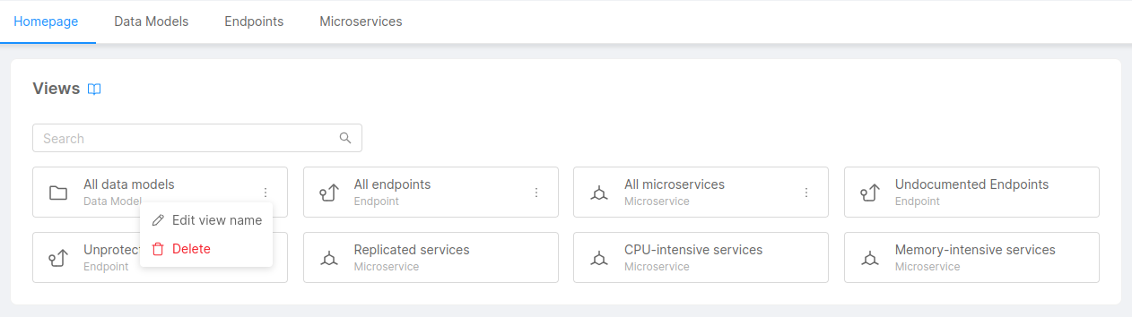 Delete current view